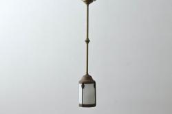 和製アンティーク　シンプルで取り入れやすい小ぶりな天井照明(吊り下げ照明、ペンダントライト)(R-048419)