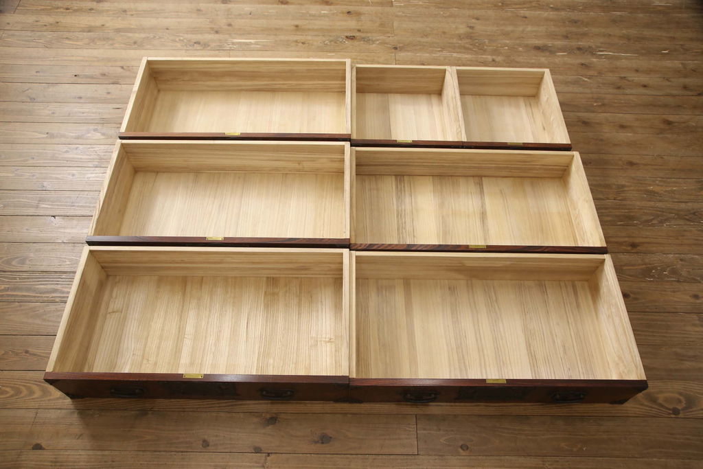 中古　美品　五城目箪笥　上質な和の空間づくりに取り入れたい衣装タンス(検索:岩谷堂箪笥)(引き出し、チェスト、和たんす、収納箪笥)(R-058901)