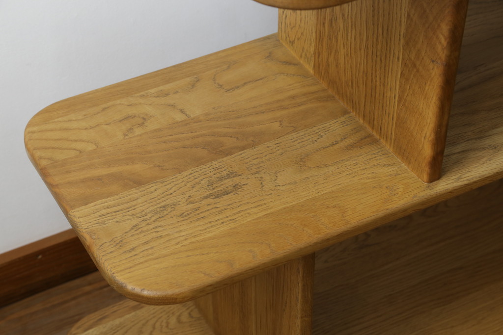 中古　希少な絶版品!　ACME Furniture(アクメファニチャー)　POCATELLO　SHELF(ポカテロ　シェルフ)-2018　アシンメトリーなデザインがお洒落な飾り棚(オープンラック、ディスプレイラック、陳列棚、店舗什器)(R-077693)