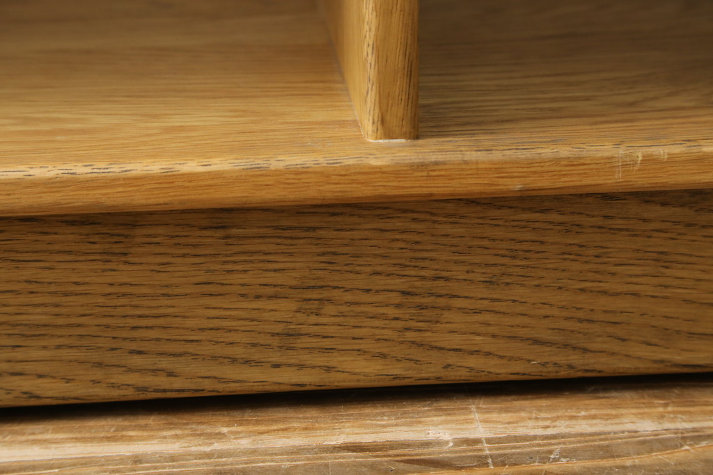 中古　希少な絶版品!　ACME Furniture(アクメファニチャー)　POCATELLO　SHELF(ポカテロ　シェルフ)-2018　アシンメトリーなデザインがお洒落な飾り棚(オープンラック、ディスプレイラック、陳列棚、店舗什器)(R-077693)