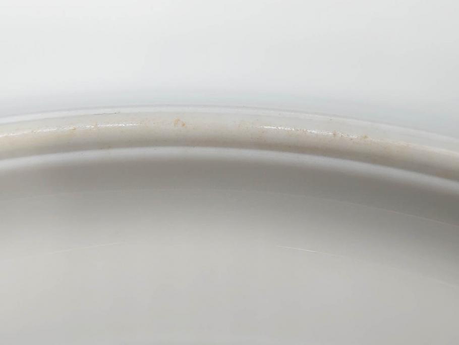 大倉陶園(OKURA、OAC)　オールド大倉　ゴールドライン　気品を感じるプレート4枚セット(金彩、白磁、洋食器、中皿)(R-081319)