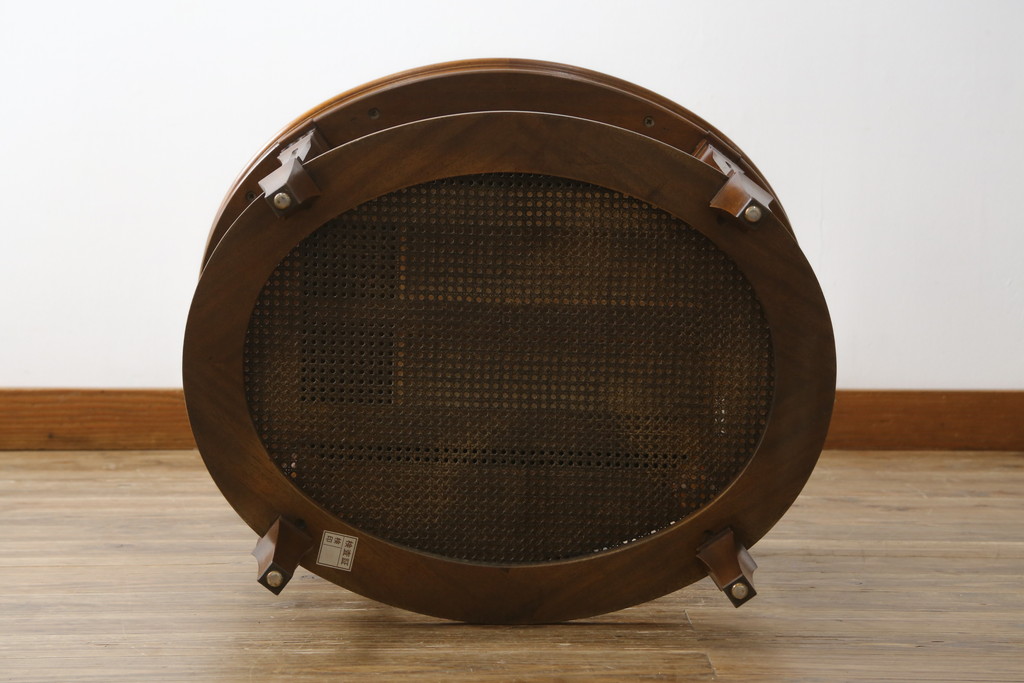 中古　美品!!　DREXEL HERITAGE(ドレクセルヘリテイジ)　Cameo Classics(キャメオクラシックス)　上品な佇まいが魅力の引き出し付きサイドテーブル(ナイトテーブル、エンドテーブル、ローテーブル、花台、飾り台)(R-068479)