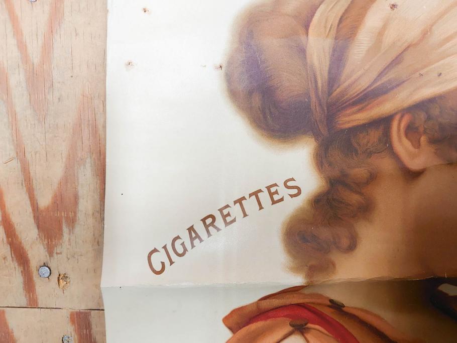 戦前　当時物　THREE CASTLES　たばこ　タバコ　煙草　ポスター(広告、TOBACCO、CIGARETTES)(R-075228)