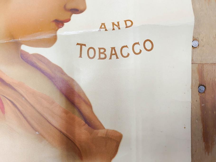 戦前　当時物　THREE CASTLES　たばこ　タバコ　煙草　ポスター(広告、TOBACCO、CIGARETTES)(R-075228)