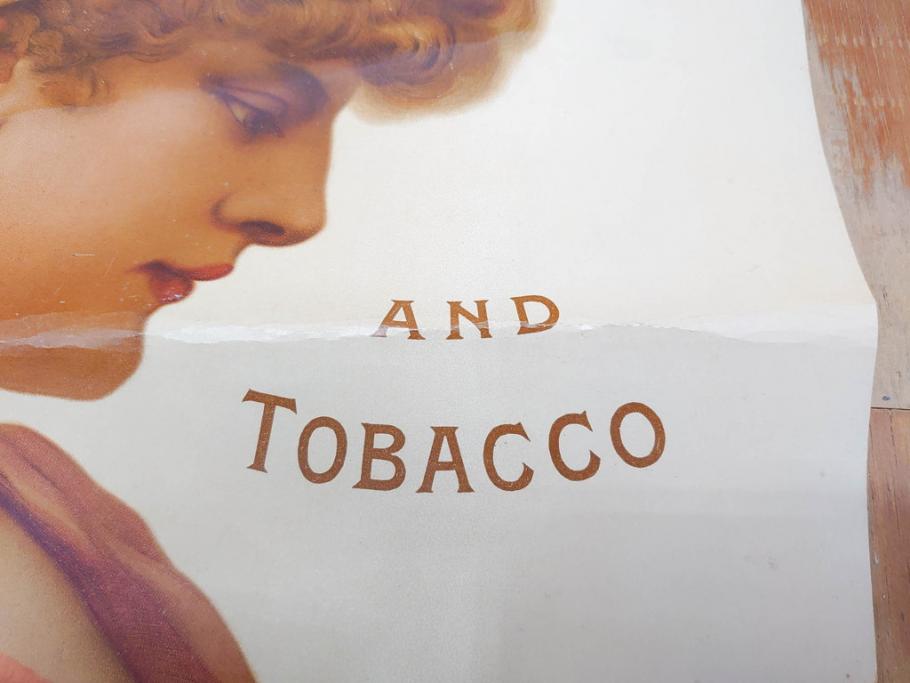 戦前　当時物　THREE CASTLES　たばこ　タバコ　煙草　ポスター(広告、TOBACCO、CIGARETTES)(R-075228)