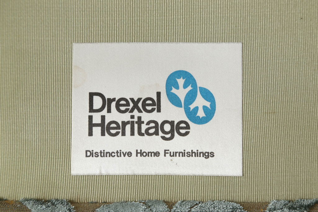 中古　DREXEL HERITAGE(ドレクセルヘリテイジ)　Upholstery(アップホルスタリー)　ローバックチェア(アームチェア、1人掛けソファ)(定価約45万円)(R-051777)