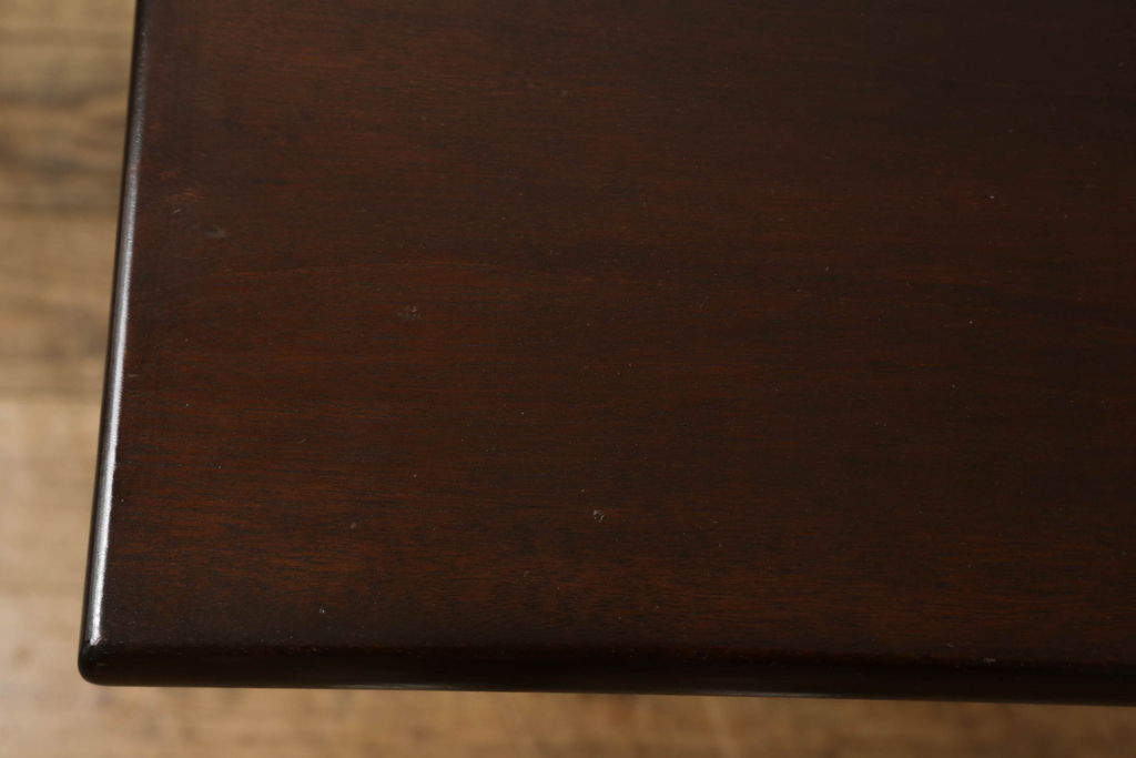 中古　美品　松本民芸家具　気品と落ち着きのある佇まいが魅力のC型食卓(4人掛けダイニングテーブル、6人掛け)(定価約46万円)(R-054268)