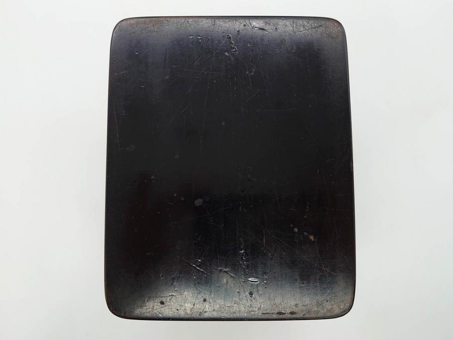 明治期　時代物　蒔絵　漆器　優美で上品な雰囲気の手箱(桜?、花、金彩、木製、漆芸、漆器、文箱、収納箱、手許箱、紐付き)(R-081352)