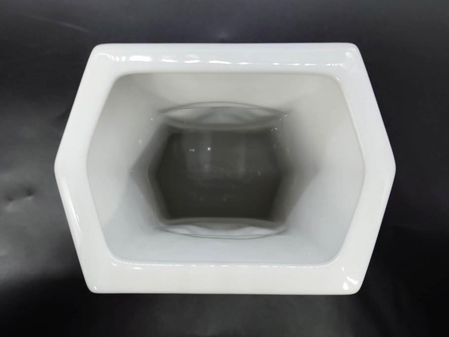 VERSACE(ヴェルサーチェ)　Rosenthal(ローゼンタール)　メデューサ　洗練されたデザインが美しい花瓶(ゴルゴナ、フラワーベース、花器、花入、花生、金彩、共箱付き、袋付き)(R-081355)