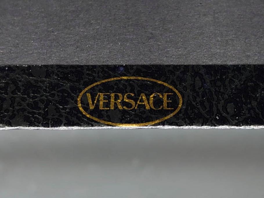 VERSACE(ヴェルサーチェ)　Rosenthal(ローゼンタール)　メデューサ　洗練されたデザインが美しい花瓶(ゴルゴナ、フラワーベース、花器、花入、花生、金彩、共箱付き、袋付き)(R-081355)
