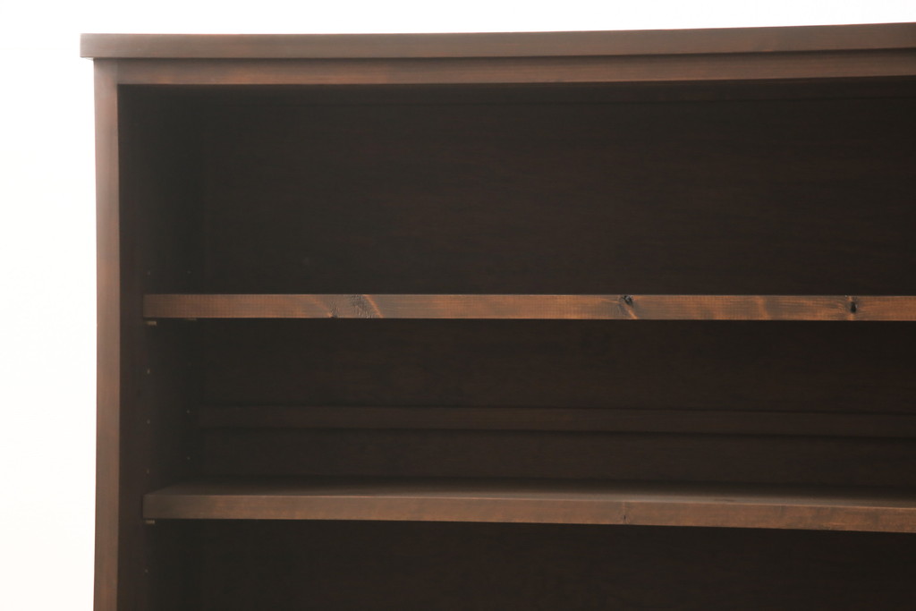 ラフジュ工房オリジナル　古建具リメイク　引き出し付き　和モダンな空間づくりに活躍する水屋箪笥サイドボード(サイドキャビネット、収納棚、戸棚)(R-057437)
