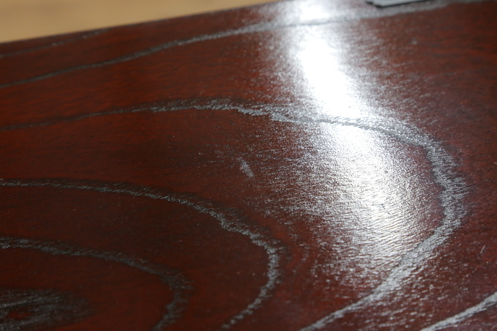 中古　欅産業　木目が美しく高級感溢れる漆塗りの仙台箪笥 (衣装箪笥、和タンス、引き出し、収納たんす、整理箪笥)(R-062547)