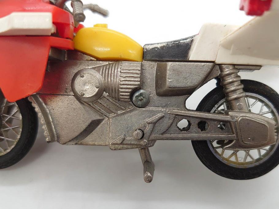 当時物　昭和レトロ　東北新社　ポピー　超合金　勇者ライディーン　スパーカー　2点セット(ブラック、合金玩具、ダイキャスト、ダイカスト、おもちゃ、フィギュア)(R-075238)