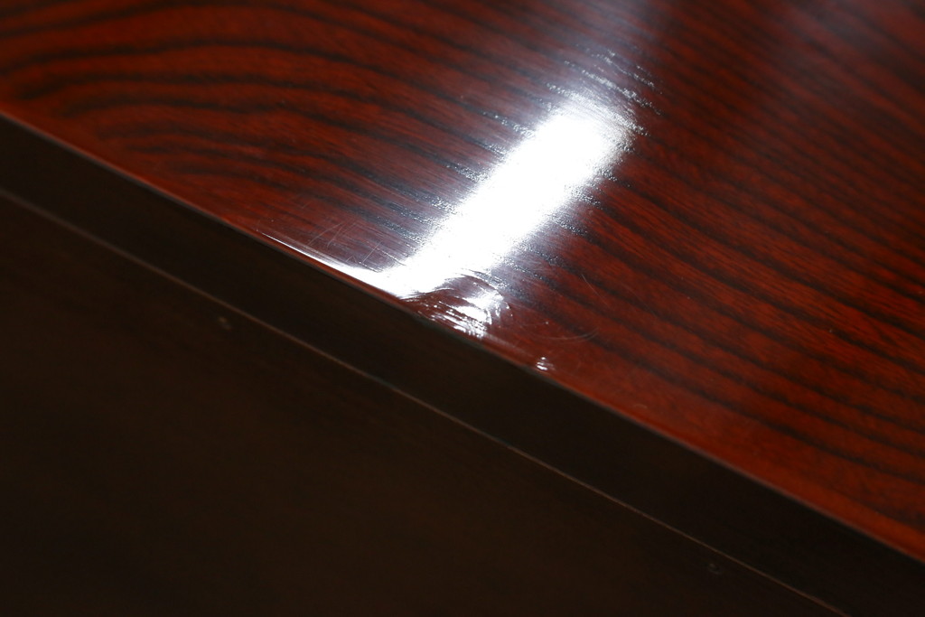 中古　美品　岩谷堂箪笥　丁寧な造りの手打ち金具が目を惹くサイドチェスト(サイドボード、和タンス、収納箪笥、引き出し、整理箪笥)(R-064517)