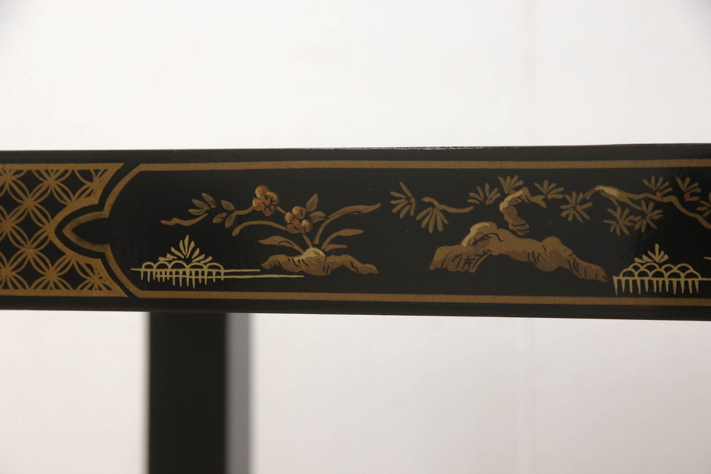 中古　レア品　DREXEL HERITAGE(ドレクセルヘリテイジ)　Et Cetera(エトセトラ)シリーズ　シノワズリ様式　マホガニー材　上品で優雅な佇まいが魅力のローテーブル(センターテーブル、サイドテーブル、飾り台)(R-066480)