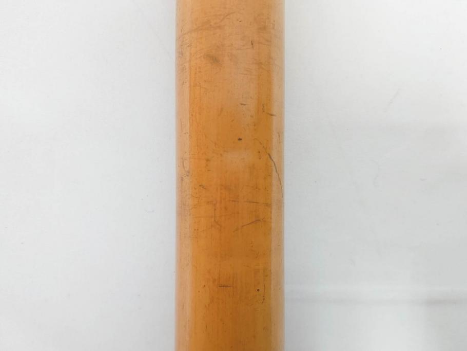 時代物　在銘 松月　都山流　竹　銀歌口　金象嵌　継銀　約55cm　1尺8寸　尺八(木管楽器、和楽器、民謡、袋付き、一尺八寸)(R-081385)