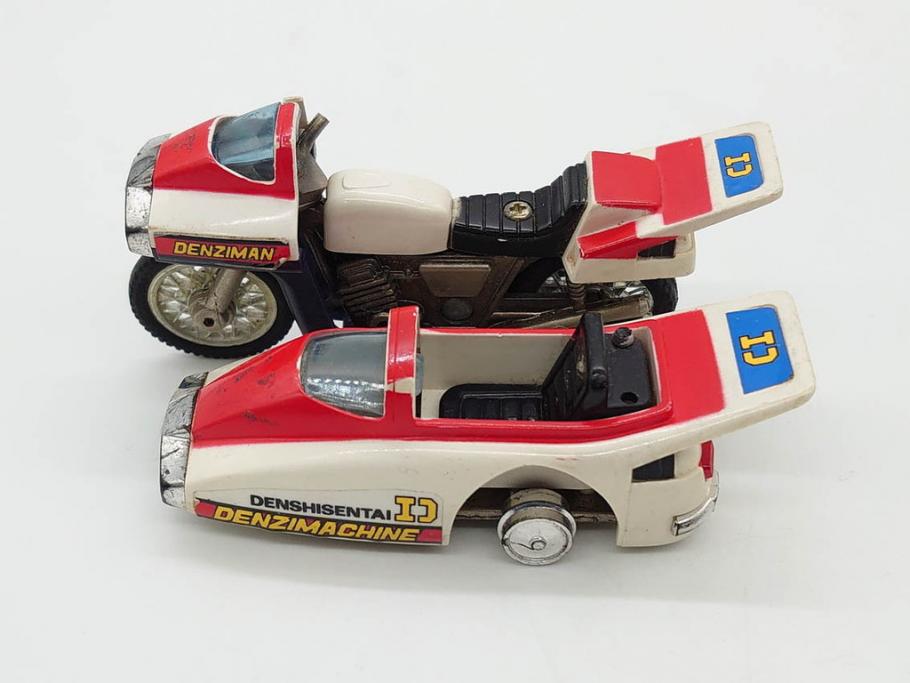 当時物　ポピー　石森プロ　超合金　秘密戦隊 モモレンジャー　ジャッカー電撃隊 スペードエース　ジョーカー ロボット刑事・K　アンドロマルス　仮面ライダー(GB-12)　太陽戦隊サンバルカン バルイーグル(GB-34)　大戦隊 ゴーグルブラック(GB-71)　電子戦隊 デンジブルー(GB-16) デンジマシン(PB-97)　スーパーミクロマン　10点セット(合金玩具、おもちゃ)(R-075240)
