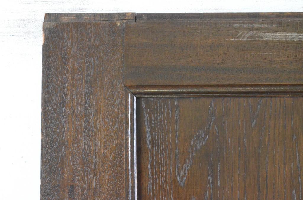 アンティーク建具　大正ロマン　古い洋館で使われていた和洋折衷の引き戸1枚(板戸)(R-065474)
