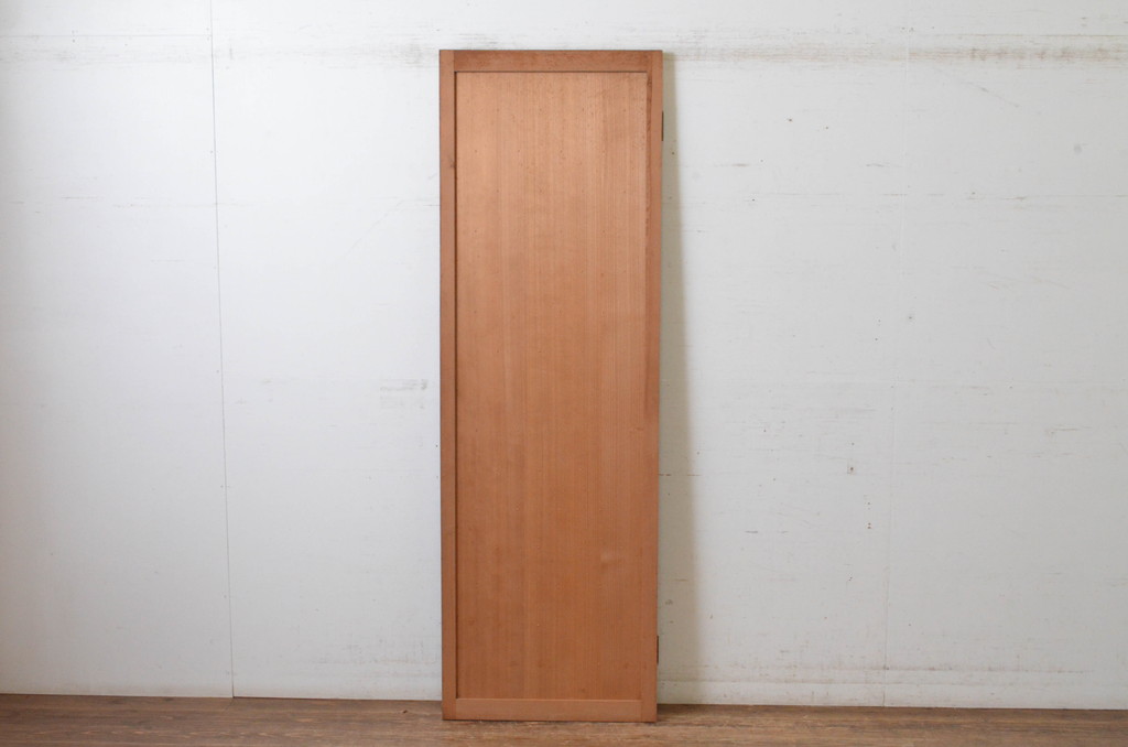 独特な店 アンティーク建具 美しい柾目が魅力的な舞良戸1枚(まいらど、扉 建具