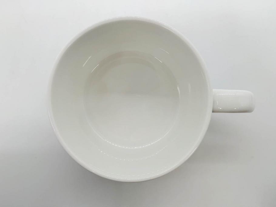 ビンテージ　スウェーデン　GUSTAVSBERG(グスタフスベリ)　BORO(ボロ)　食卓を和やかに演出するカップ&ソーサー2客セット(ヴィンテージ、Stig Lindberg、スティグ・リンドベリ、S&C、碗皿、洋食器、北欧)(R-081392)