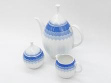 ドイツ　マイセン　Meissen　五つ花　メイン　ピンクローズ　ベーシックフラワー　気品あふれるコーヒーカップ&ソーサー(共箱付き、洋食器、西洋陶磁器、C&S)(R-061069)
