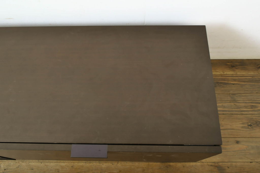 中古　美品　arflex(アルフレックス)　C.C.09(シー.シー.09)　Carlo Colombo(カルロ・コロンボ)　シンプルモダンな佇まいが美しいテレビ台(テレビボード、ローボード、収納棚、引き出し)(定価約45万円)(R-060530)