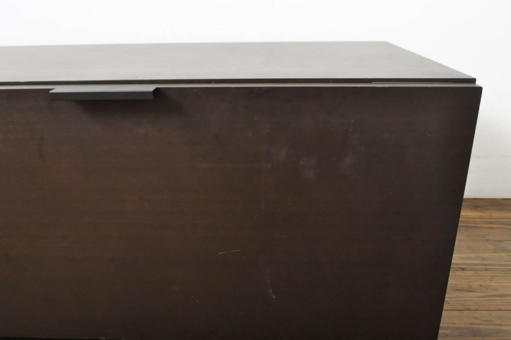 中古　美品　arflex(アルフレックス)　C.C.09(シー.シー.09)　Carlo Colombo(カルロ・コロンボ)　シンプルモダンな佇まいが美しいテレビ台(テレビボード、ローボード、収納棚、引き出し)(定価約45万円)(R-060530)