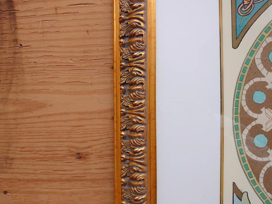 真作　アルフォンス ミュシャ　「羽根ペン」　143/250　サイン入り　リトグラフ(版画、人物画、額装)(R-075463)