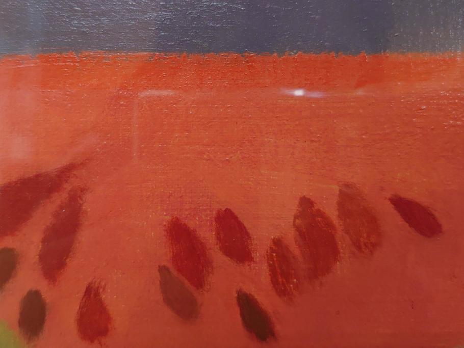 真作　クロード・デュポン=ゴモン　「ひと切れのスイカ」　P5(5号)　絵画(Claude DuPont-Gomont-Gomont、油絵、油彩、静物画、レモン、果物、額装、外箱付き)(R-081401)