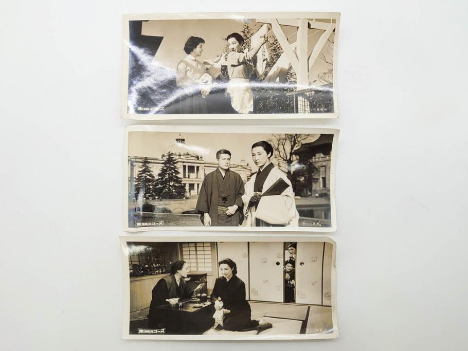 昭和30年代　東宝写真ニュース　東映スコープ　大映スコープ　映画　ブロマイド　黒澤明　三船敏郎　スチール写真など23点セット(チラシ、古写真、白黒写真、女優、俳優、時代劇、生きものの記録、乱菊物語、悶える青春、一心太助、母)(R-081420)　