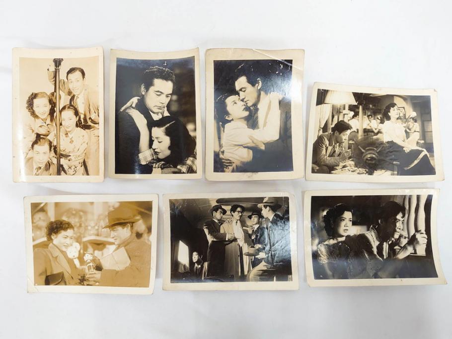 大映　松竹　東映　映画　ブロマイド　スチール写真104枚セット(白黒写真、女優、俳優、古写真、安宅家の人々、緑の仲間、泥にまみれて、心に花の咲く日まで、戦慄の七仮面)(R-081421)