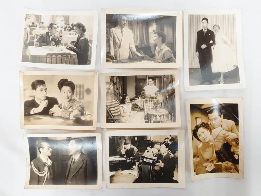 大映　松竹　東映　映画　ブロマイド　スチール写真104枚セット(白黒写真、女優、俳優、古写真、安宅家の人々、緑の仲間、泥にまみれて、心に花の咲く日まで、戦慄の七仮面)(R-081421)
