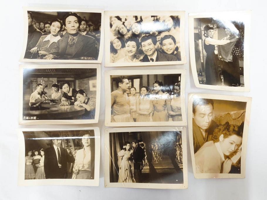 大映　松竹　東映　映画　ブロマイド　スチール写真104枚セット(白黒写真、女優、俳優、古写真、安宅家の人々、緑の仲間、泥にまみれて、心に花の咲く日まで、戦慄の七仮面)(R-081421)