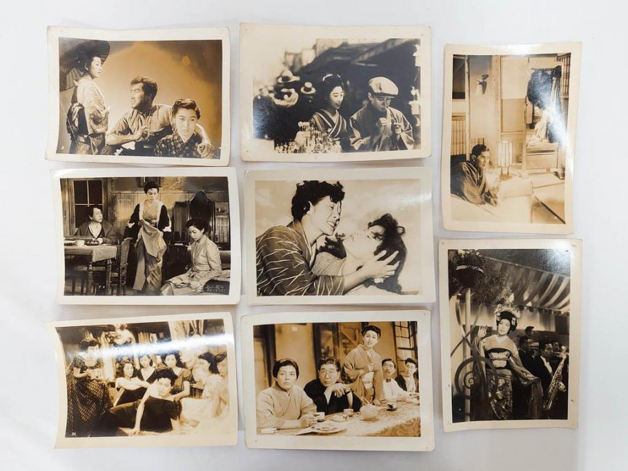 大映　松竹　東映　映画　ブロマイド　スチール写真104枚セット(白黒写真、女優、俳優、古写真、安宅家の人々、緑の仲間、泥にまみれて、心に花の咲く日まで、戦慄の七仮面)(R-081421)