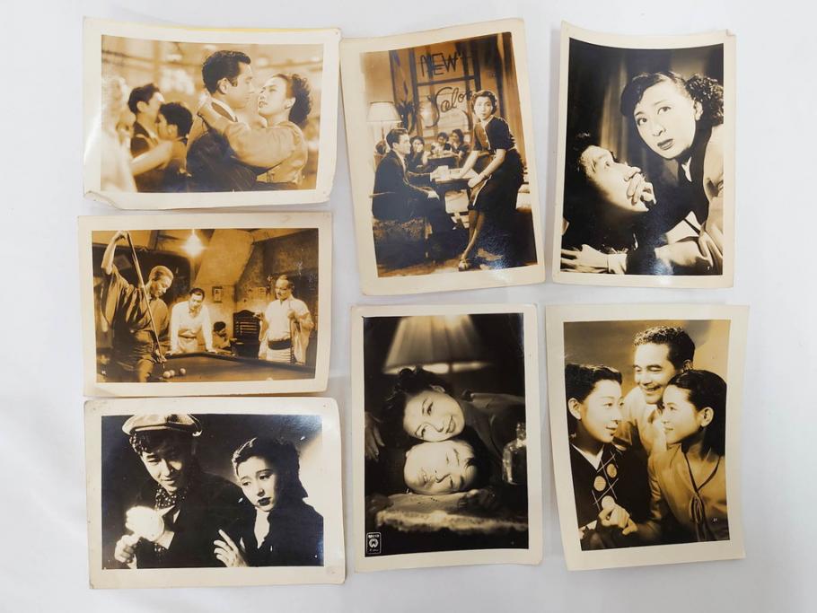 大映　松竹　東映　映画　ブロマイド　スチール写真104枚セット(白黒写真、女優、俳優、古写真、安宅家の人々、緑の仲間、泥にまみれて、心に花の咲く日まで、戦慄の七仮面)(R-081421)