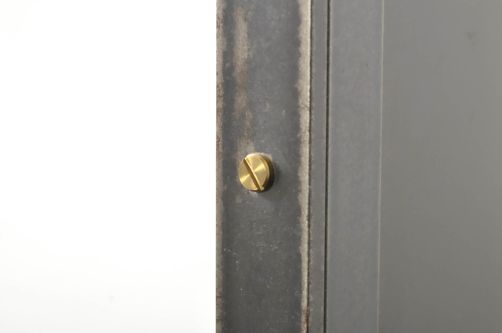 中古　美品　エグジットメタルワークサプライ(EXIT METAL WORK SUPPLY)　NRT-05　インダストリアルなデザインが格好いいスタンドミラー(姿見、鏡、キャスター付き、店舗什器)(定価約18万円)(R-080789)