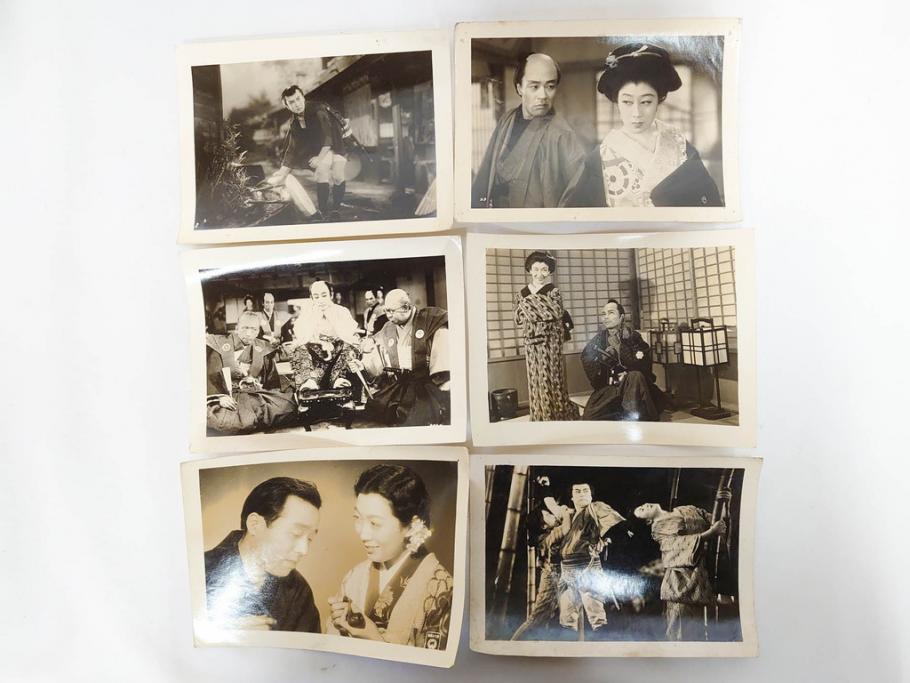 大映　松竹　東映　映画　ブロマイド　写真107枚セット(時代劇、女優、俳優、古写真、白黒写真、小津安二郎、宗方姉妹、赤穂義士、花の白虎隊、邦画)(R-081422)