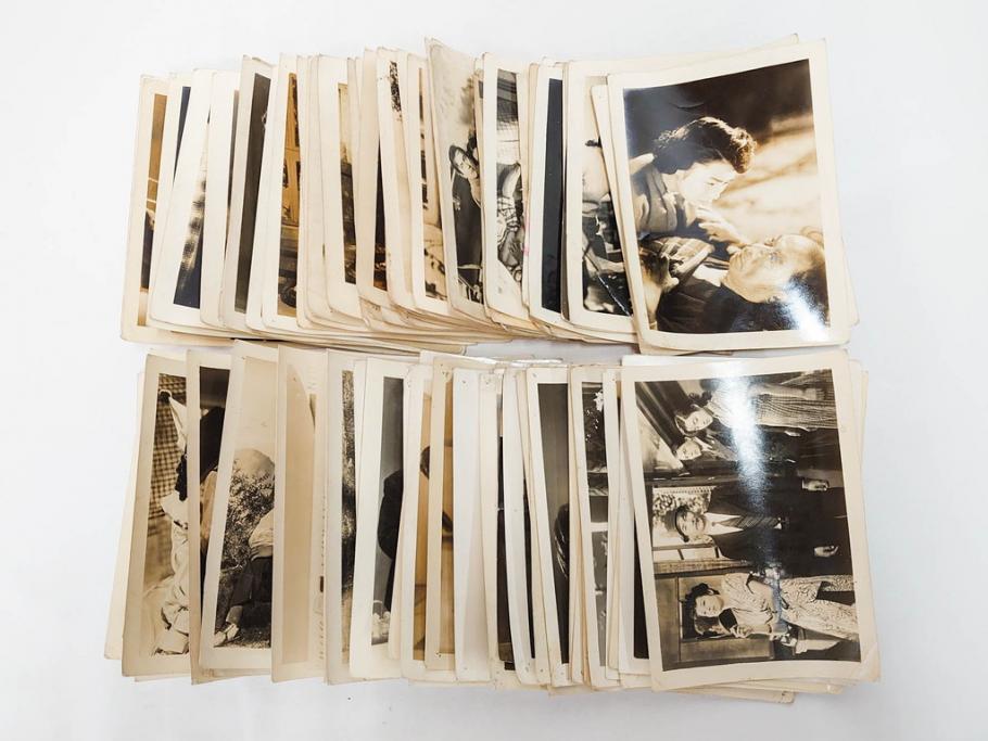 東映　松竹　大映　映画　ブロマイド　写真100枚セット(女優、俳優、古写真、白黒写真、春の渦巻、真白き富士の嶺、心臓破りの丘、邦画)(R-081425)