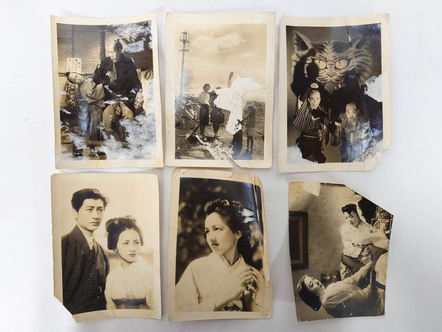 大映　松竹　東映　映画　ブロマイド　写真111枚セット(時代劇、女優、俳優、古写真、白黒写真、母御殿、美男剣法、怪猫有馬御殿、馬賊芸者、邦画、森の石松)(R-081461)