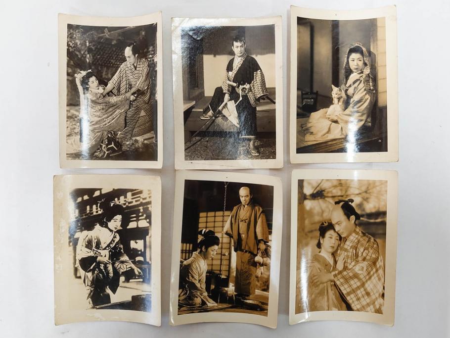 大映　松竹　東映　映画　ブロマイド　写真111枚セット(時代劇、女優、俳優、古写真、白黒写真、母御殿、美男剣法、怪猫有馬御殿、馬賊芸者、邦画、森の石松)(R-081461)