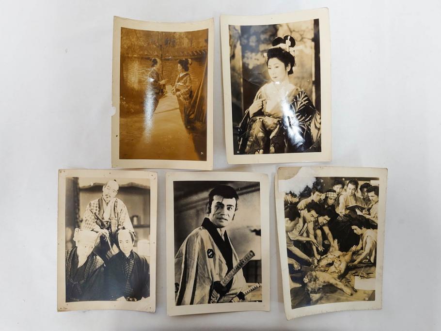 大映　松竹　東映　映画　ブロマイド　写真111枚セット(時代劇、女優、俳優、古写真、白黒写真、母御殿、美男剣法、怪猫有馬御殿、馬賊芸者、邦画、森の石松)(R-081461)