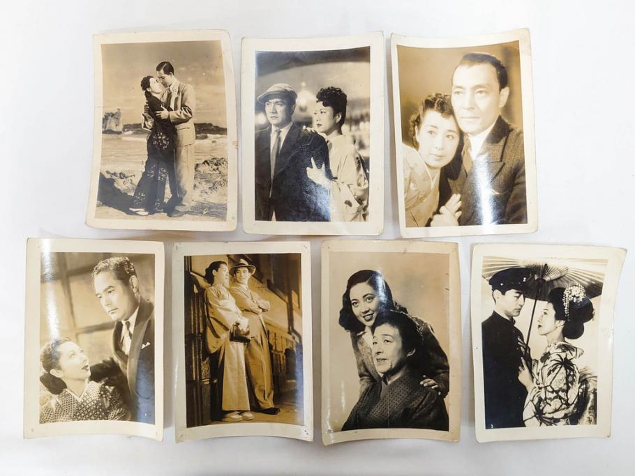 大映　松竹　東映　映画　ブロマイド　写真112枚セット(女優、俳優、古写真、白黒写真、母千鳥、或る女、お父さんはお人好し、邦画)(R-081462)