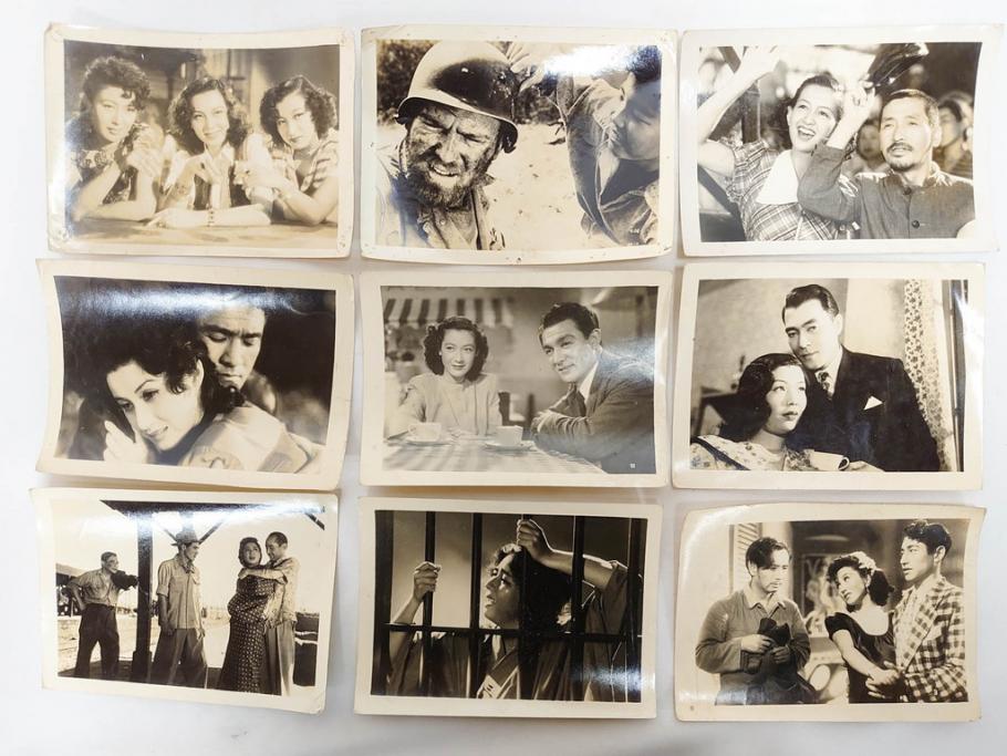 三映社　松竹　大映　東宝　映画　ブロマイド　写真137枚セット(女優、俳優、古写真、白黒写真、いついつまでも、新しき天、東は東、隊長ブーリバ、ブルーバ、洋画、邦画)(R-081463)