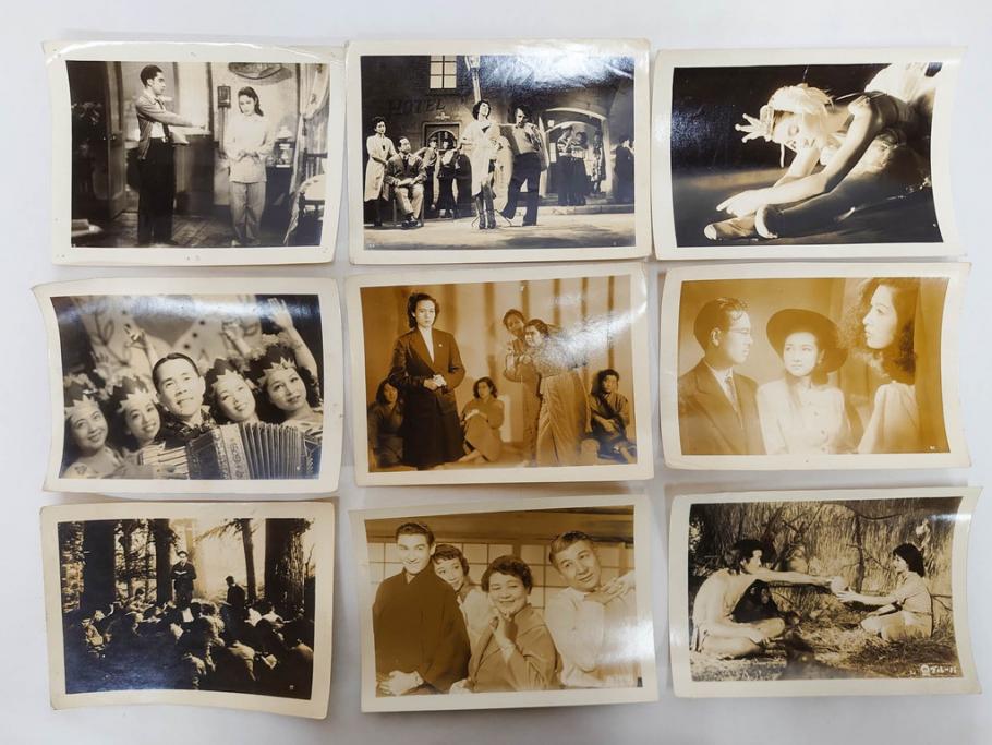 三映社　松竹　大映　東宝　映画　ブロマイド　写真137枚セット(女優、俳優、古写真、白黒写真、いついつまでも、新しき天、東は東、隊長ブーリバ、ブルーバ、洋画、邦画)(R-081463)