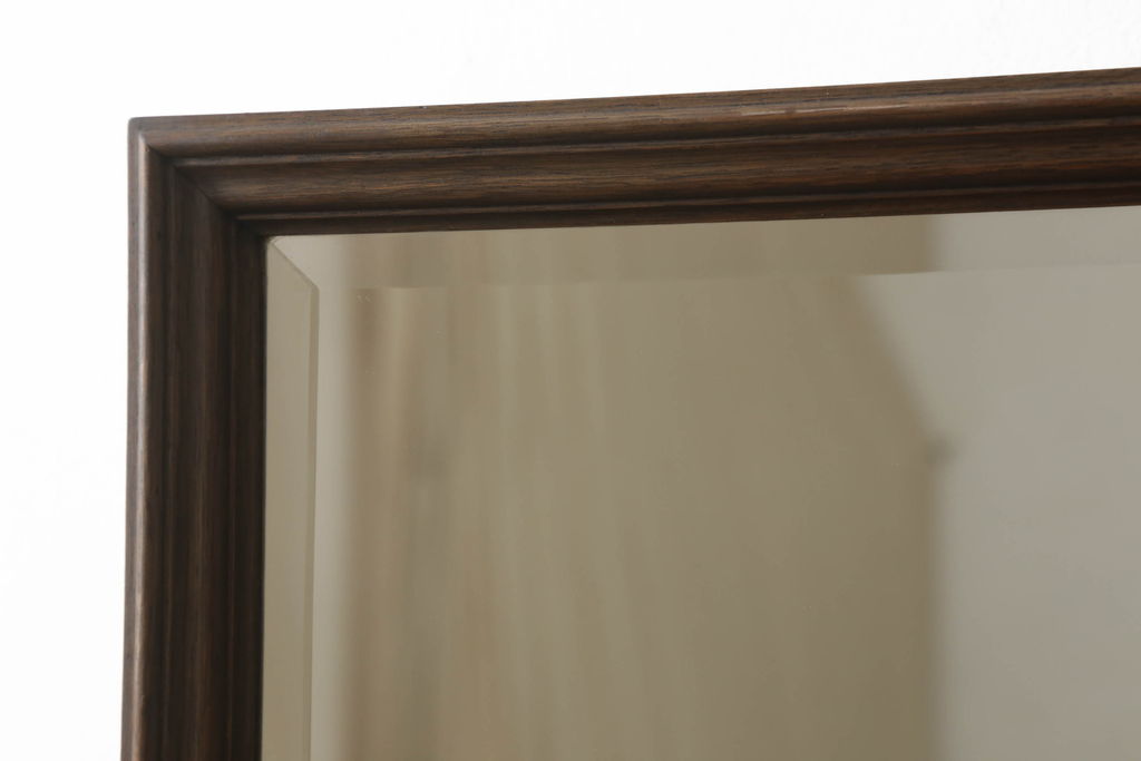 和製ビンテージ　永田良介商店　扉の幾何学模様と脚の挽き物加工が目を惹くドレッサー(鏡台、ミラー、ヴィンテージ)(R-055468)