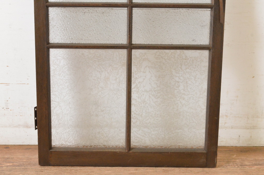 アンティーク建具　大正ロマンの雰囲気漂う古い洋館の片開き窓(ガラス窓)(R-065350)