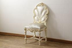 【買取】イタリア高級家具　SILIK(シリック)　FIDIAシリーズ　ロココ調　椅子を買取りました。(定価約50万円)