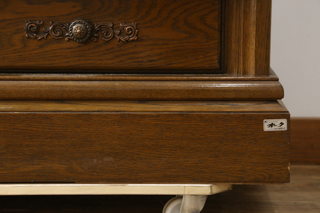 中古 美品 旭川家具 近藤工芸 Solid Furniture OAK (ソリッド 中古 美品 旭川家具 近藤工芸 Solid Furniture OAK (ソリッド