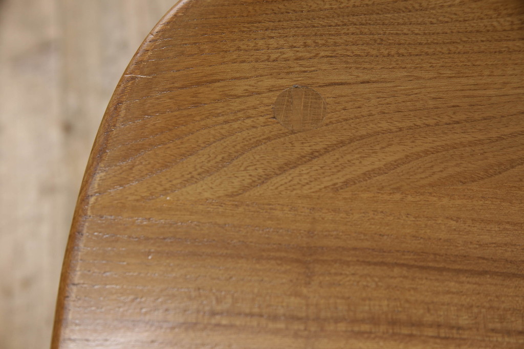 超レア! イギリスビンテージ　ERCOL(アーコール)　洗練されたデザインが格好いいスモーカーズチェア(ダイニングチェア、アームチェア、カウホーンチェア、椅子、イス、ヴィンテージ、英国)(R-066207)