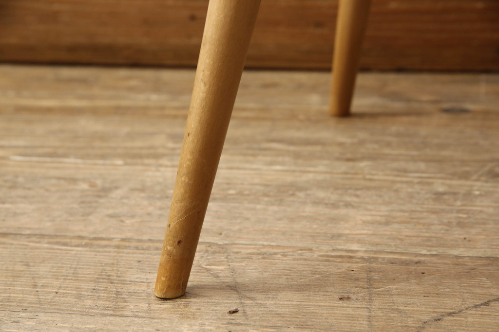 超レア! イギリスビンテージ　ERCOL(アーコール)　洗練されたデザインが格好いいスモーカーズチェア(ダイニングチェア、アームチェア、カウホーンチェア、椅子、イス、ヴィンテージ、英国)(R-066207)